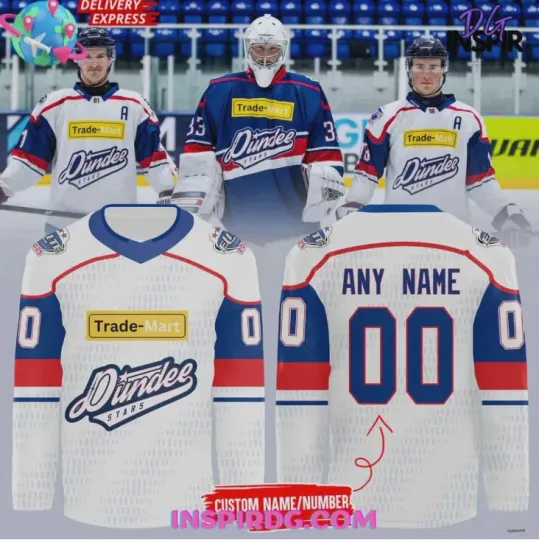Discover Personalized Stars x 2025 Hockey All Printed Hockey Jersey Gift For Christmas