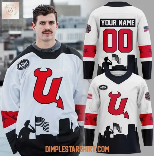 Discover Personalized Utica Veterans Day Uniform 2025 Hockey Jersey
