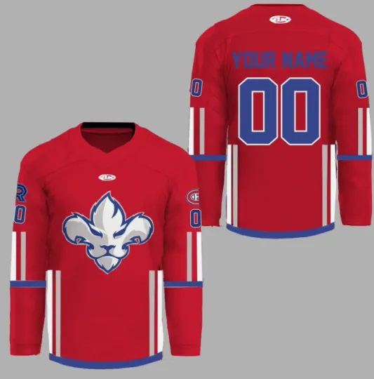 Discover Personalized Trois-Rivieres Hockey Jersey 2024-2025 Red Color Fan Apparel
