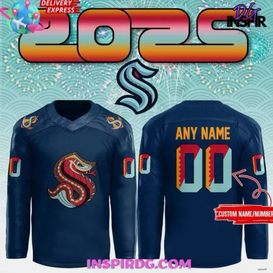 Discover Personalized Seattle Lunar New Year 2025 Hockey Jersey All Printed Unisex