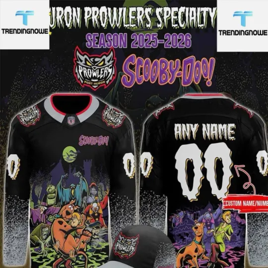 Personalized Port Huron Scooby Doo Night 2025 Hockey Jersey Gift For Christmas