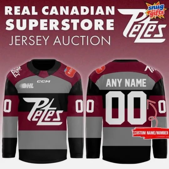 Discover Personalized Peterborough Real Canadian Superstore 2025 Hockey Jersey