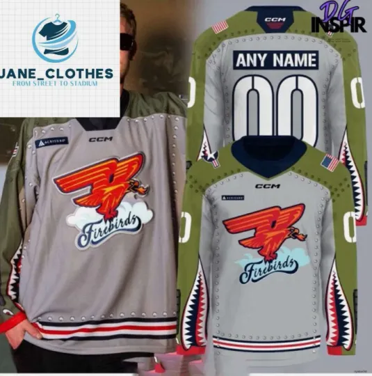 Discover Personalized Valley Firebirds Military Appreciation 2025 Hockey Jersey