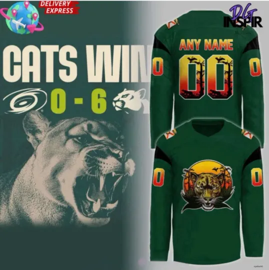 Discover Personalized Florida x Panther Conservation Night Hockey Jersey