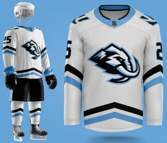 Discover Personalized Mammoth 2025- Away Kits Hockey All Printed Gift For Christmas