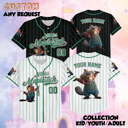 Discover Disney Zootopia Nibbles Maplestic Jersey Shirt, Disney Nibbles Maplestic Jersey Shirt, Team Nibbles Fan Shirt, Disneyland Family Trip Shirt