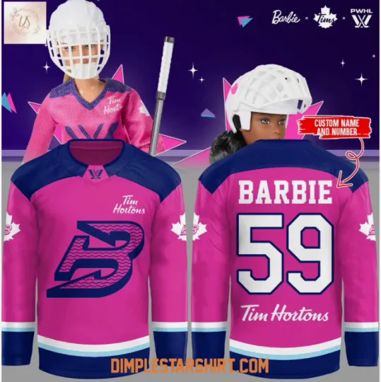 Discover Personalized 1Boston Fleet  X Barbie X Horton Hockey Jersey