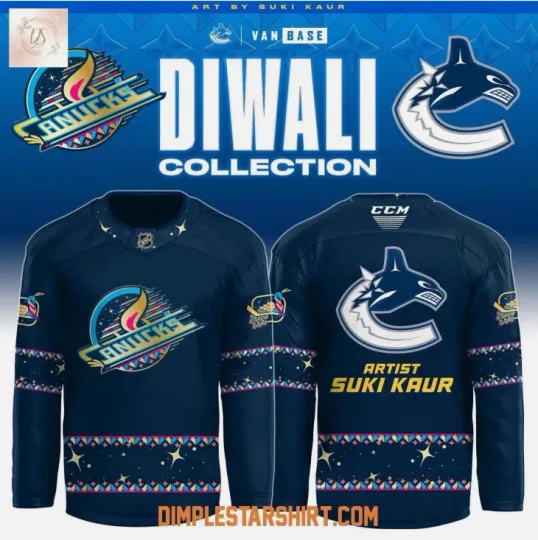 Discover Personalize Vancouver Diwali Skate 2025 Hockey Gift For Christmas