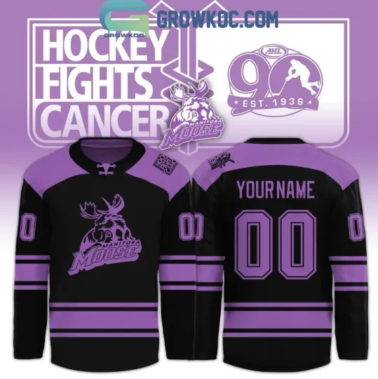 Discover Manitoba x Hockey Fights 2025 Black Hockey Jersey Gift For Christmas