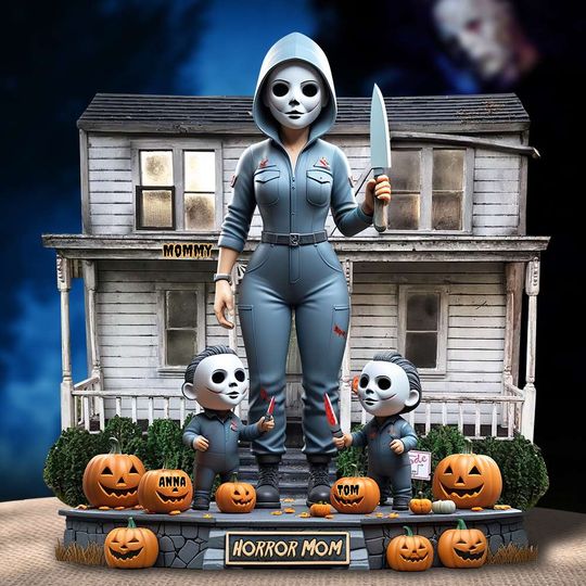 Discover Horror Mom Slay Acrylic Plaque - Personalized Xmas Gifts For Mom