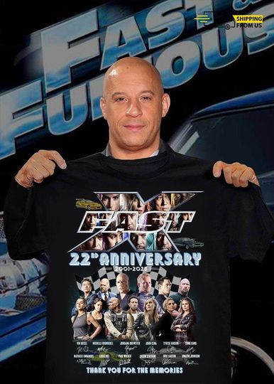 Discover Fast and Furious Anniversary T-Shirt, Fast X Movie T-Shirt, Fast X 2023 T-Shirt