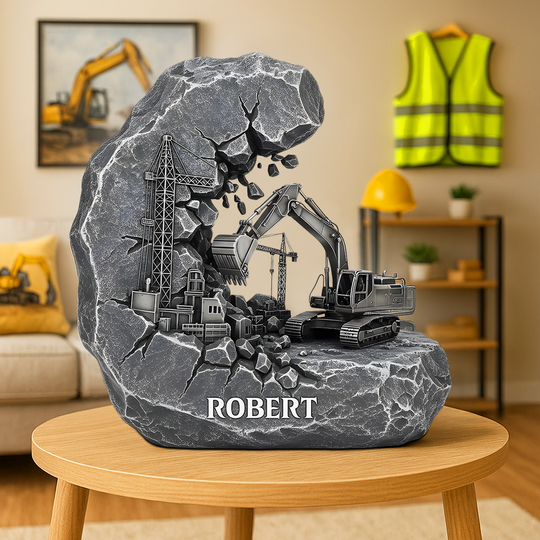 Discover Excavator Operator Acrylic Plaque - Personalized Gifts For  Construction Worker
