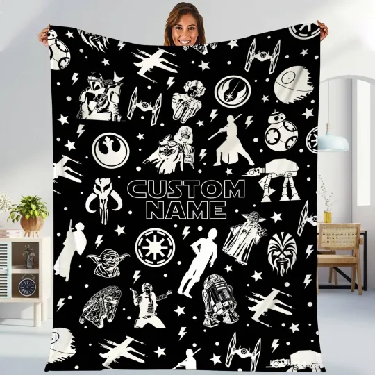 Discover Personalized Stawars The Galaxy Edge Blanket, Anakin Skywalker Darth Vader
