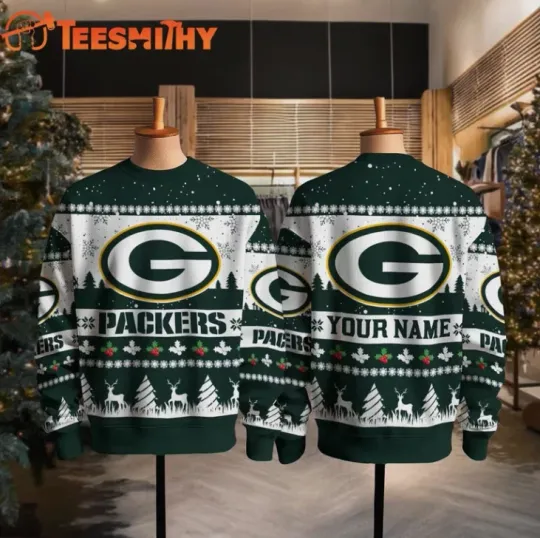 Discover Packers Snow Ugly Christmas Sweater Gift For Christmas