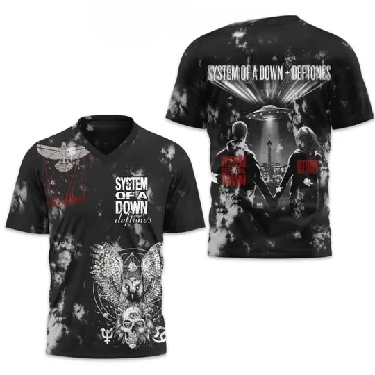 System of Down Performance 3D T-Shirt  2025