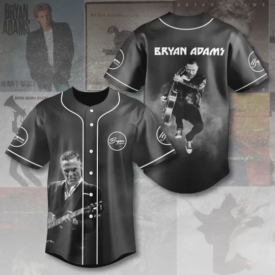 Discover Bryan Adams Baseball Jersey