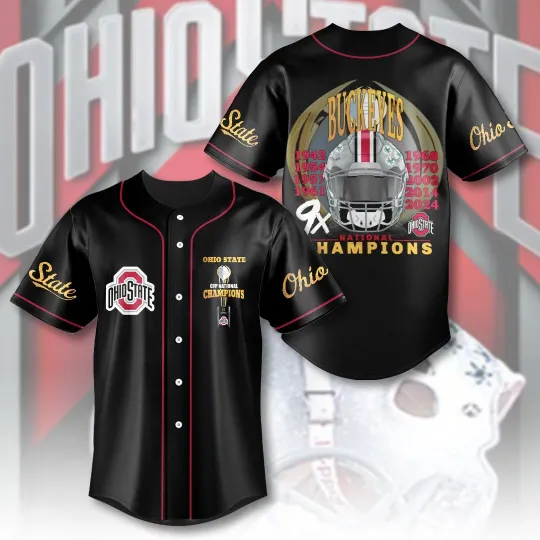 Discover Ohio State Buckeyes Football Baseball Jersey