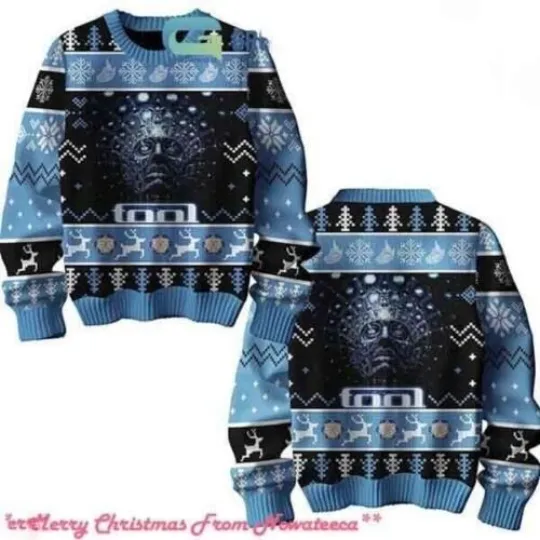 Discover Tool Band Rock Happy Holiday Ugly Christmas Sweater 3D GLC055033