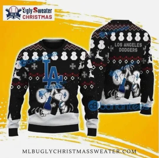 Discover Dodgers Black Ugly Christmas Sweater Gift For Christmas