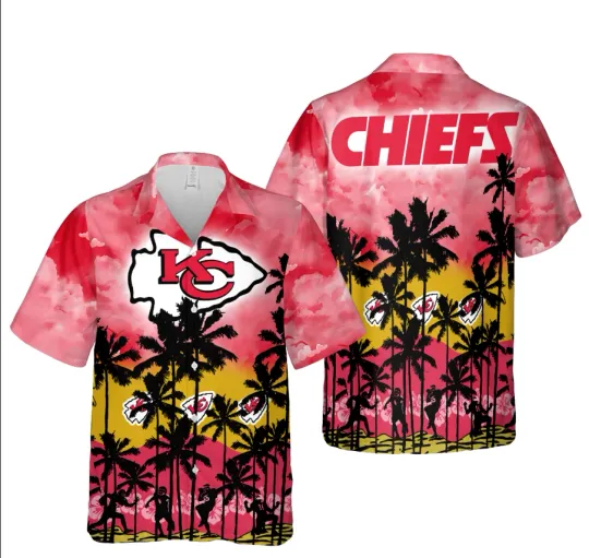 Discover Kansas City Team Chiefs Hawaiian Shirt New Trending Summer 2024, Be
