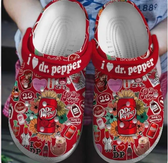 Dr Pepper Clogs Shoes