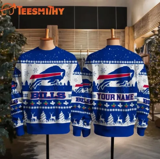 Discover New Bills Snow Ugly Christmas Sweater Gift For Christmas