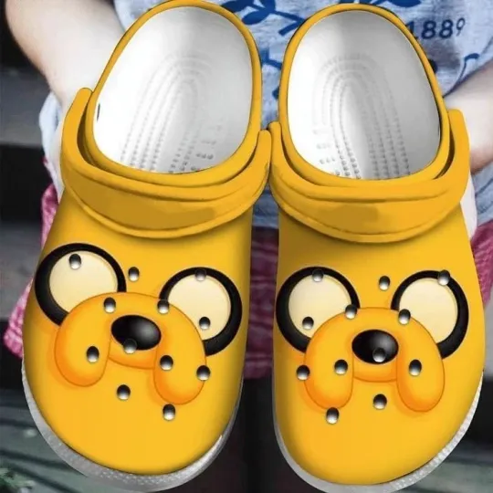 Jake the Dog Cartoon Clogs Shoes