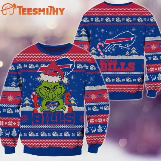 Discover Buffalo funny character Football Limited Ugly Christmas Sweater Gift For Christmas