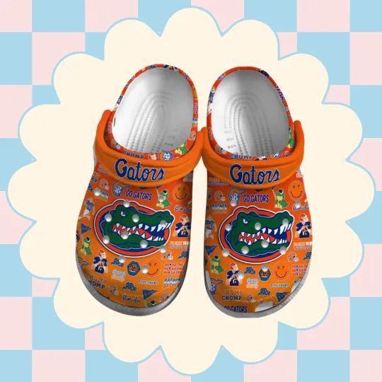 Discover Orange Funny Sandals FloridaGa.tors Sport Clogs