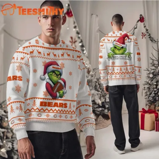 Discover Bears Grinchh Santa Hats Ugly Christmas Sweater Gift For Christmas