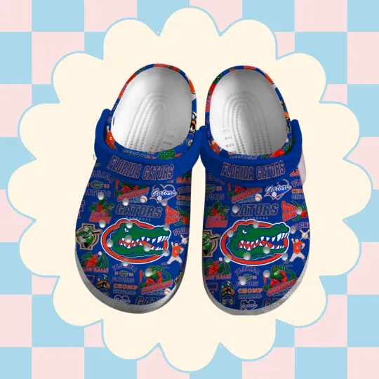 Discover American Crocodile Florida Gators Clogs Shoes