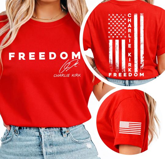 Discover Target Charlie Kirk Shirt, Charlie Kirk Freedom Shirt, Official Target Employee Wearing Charlie Kirk Freedom Shirt