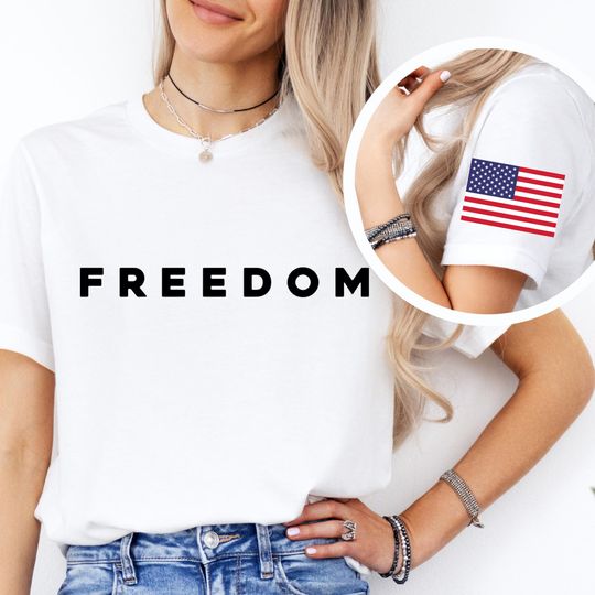 Discover Charlie Kirk Freedom Shirt, Charlie Kirk Shirt, Charlie Kirk Freedom t shirt,usa flag