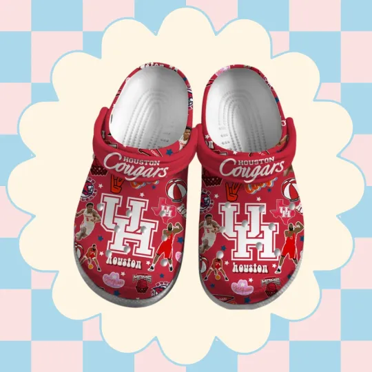 Houston Cougars NCAA Sport Clogs Shoes