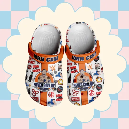 Discover Jo Cen Never Give Up Unisex Clogs Shoes