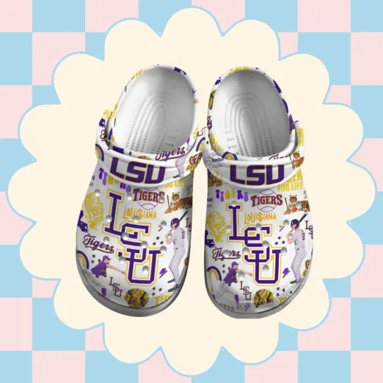 Discover L.S.UGeaux Tigers Soft NCAA Sport Clogs For Fans