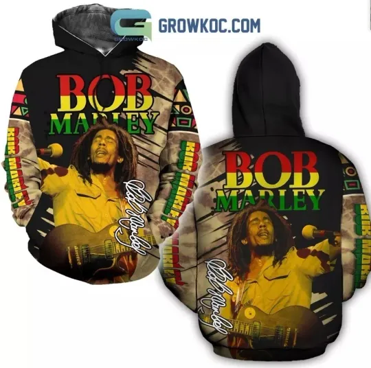 Bob Marley Signature Hoodie 3D GLC054122