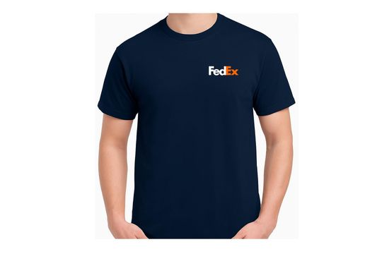 Delivery Worker Navu Blue T-Shirt for FedEx Employees