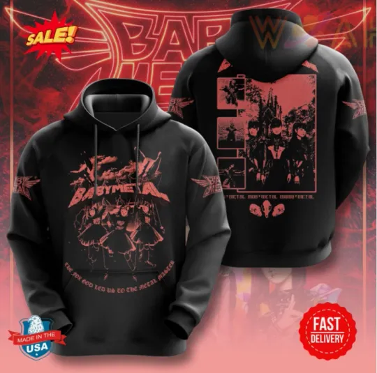 Babymetal Band 3D Hoodie