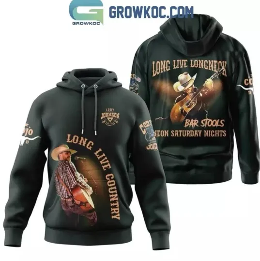 Discover Cody Johnsonn Long Live Country Bar Stools Neon Hoodie 3D GLC050944