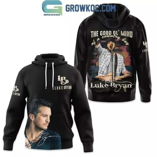 Luke Bryan The Good Ol Mind Of A Country Boy Fan Hoodie 3D GLC055655
