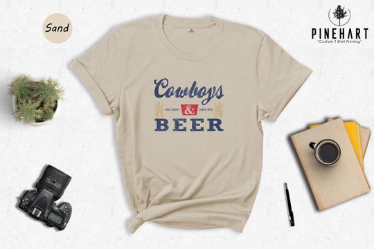 Cowboys And Beer Shirt: Authentic Western Rodeo Style