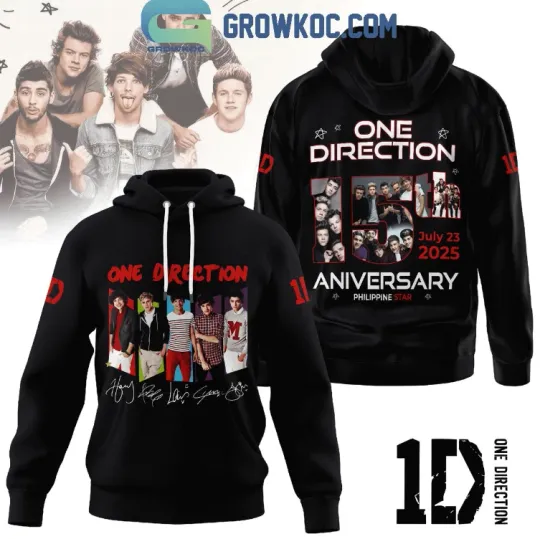 One Direction 15th Anniversary 2025 Hoodie 3D