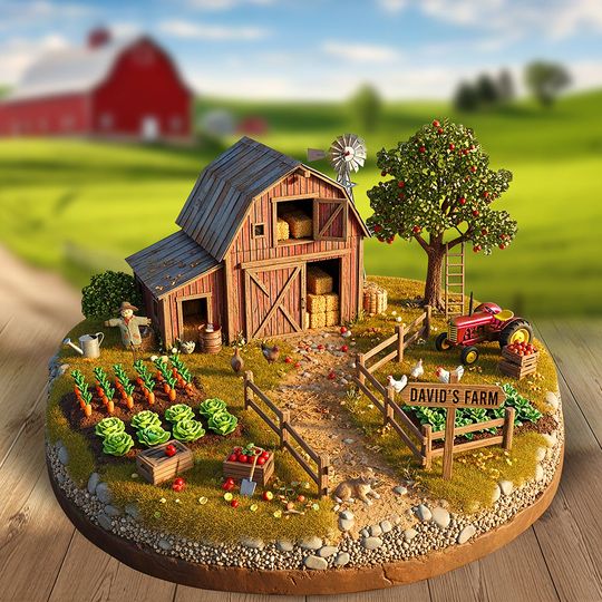 Discover Farmhouse Acrylic Plaque - Personalized Gifts For Farmers