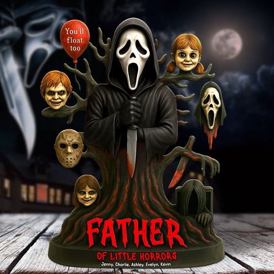 Discover Horror Dad Plaque - Personalized Gifts For Dad