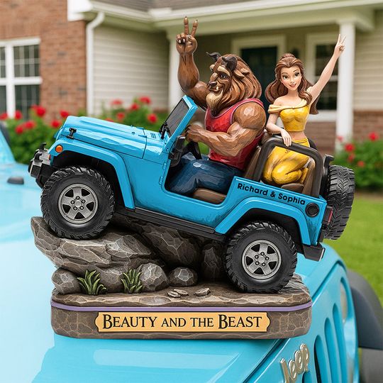 Discover Monster & Princess  Acrylic Plaque - Personalized Gifts For Off-road Couple