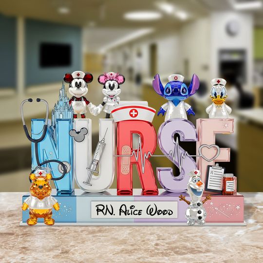 Discover Cartoon Nurse Plaque - Personalized Gifts For Nurse