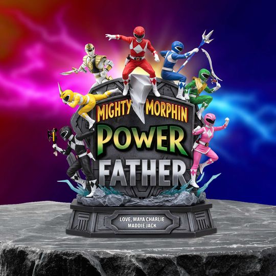 Discover Power Father Acrylic Plaque Personalized Gifts For Dad