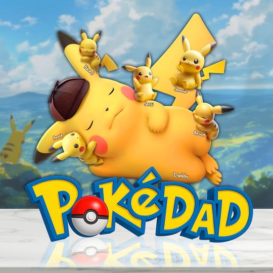 Discover Cute Creature Dad Acrylic Plaque - Personalized Gifts For Father