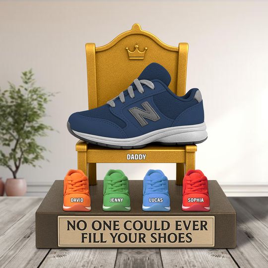 Discover Sneaker Dad Plaque - Personalized Gifts For Dad